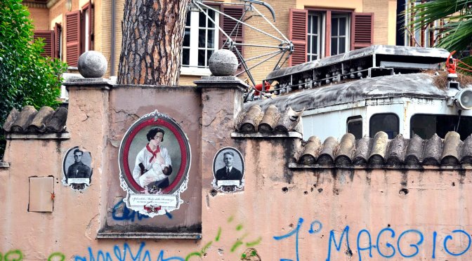 Roma Street Art. Salotto ottocentesco a via Ostiense